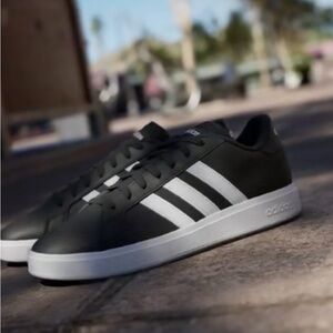 Adidas women Black and White Sneakers